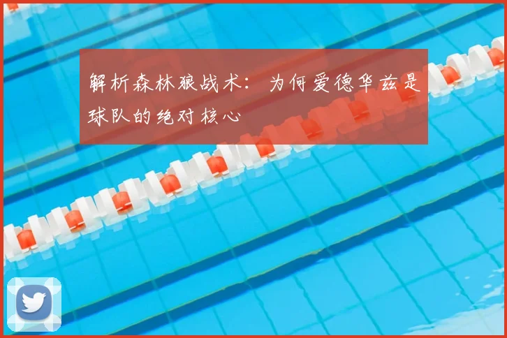 解析森林狼战术：为何爱德华兹是球队的绝对核心